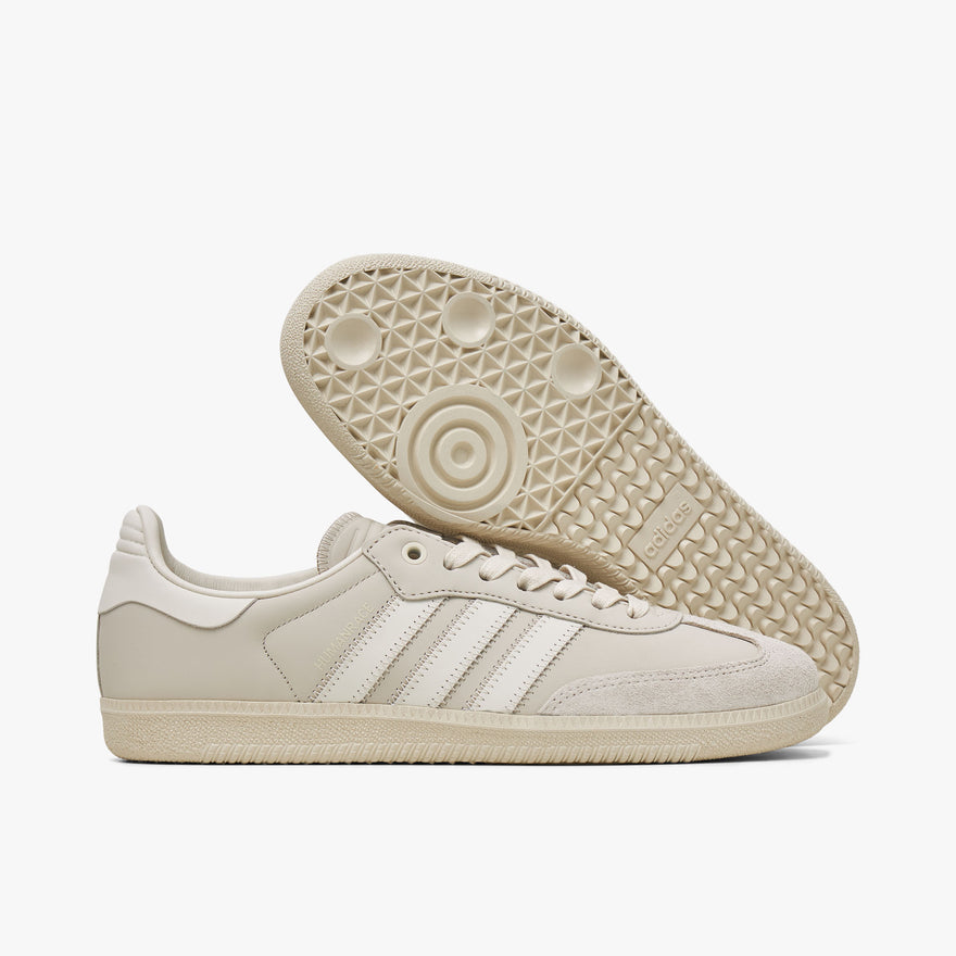 adidas Originals x Humanrace Samba Cloud White / Aluminum – Livestock