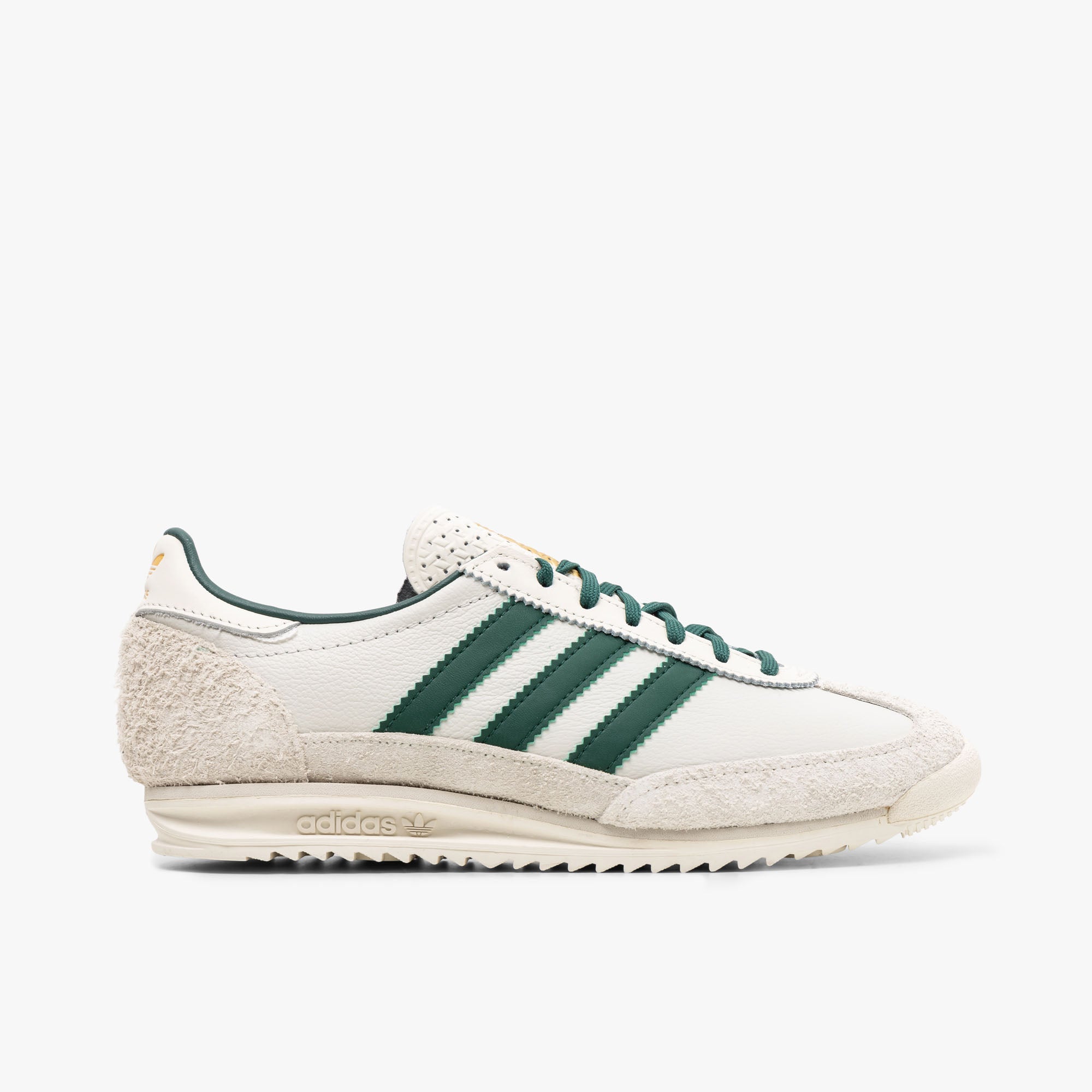 adidas Originals Femmes SL 72 OG Blanc cassé / Vert Collégial - Gris Orbite - Low Top  1