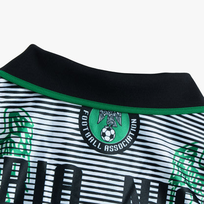 Nike Nigeria Energy Jersey White / Black - Pine Green