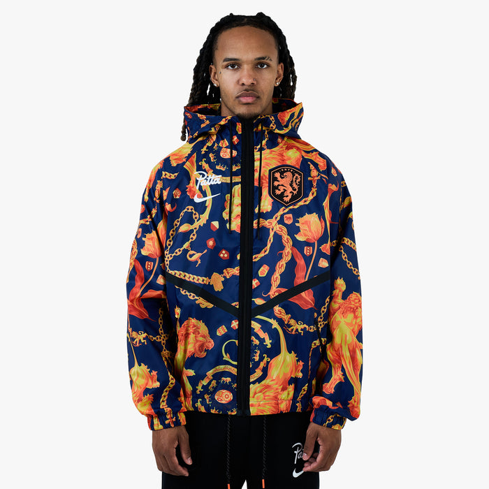 Veste d'hymne Nike x Pays-Bas x Patta Bleu royal profond / Blanc 1