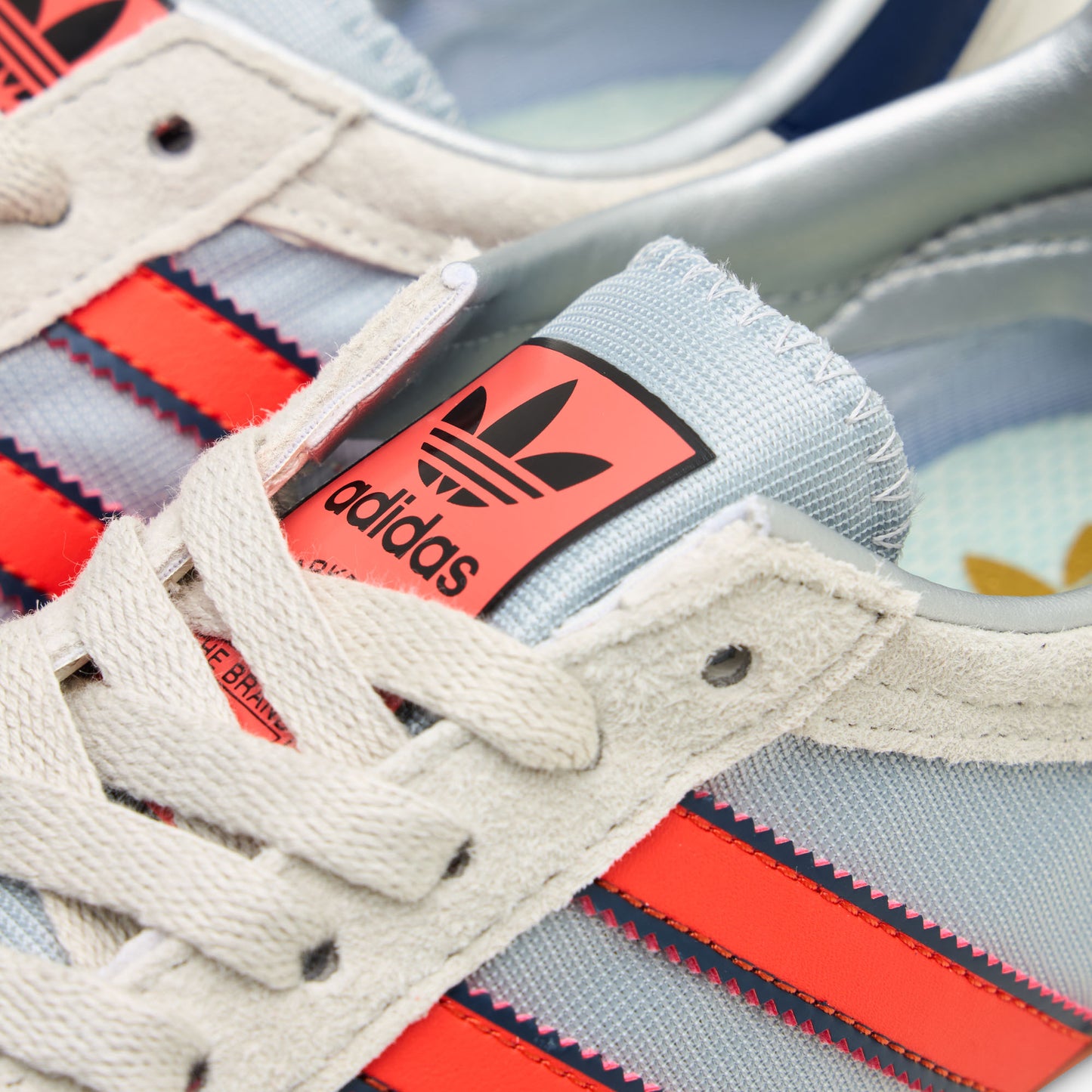 adidas LA Trainer OG Argent Métallique / Bleu Foncé
