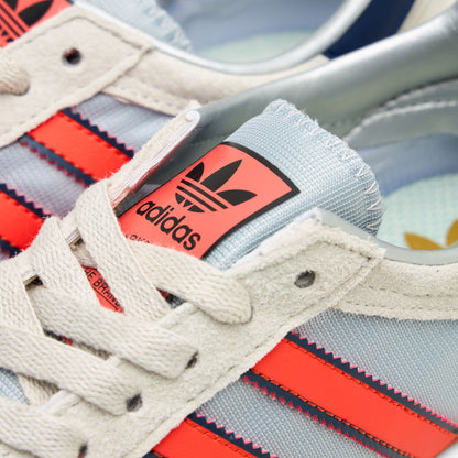 adidas LA Trainer OG Argent Métallique / Bleu Foncé