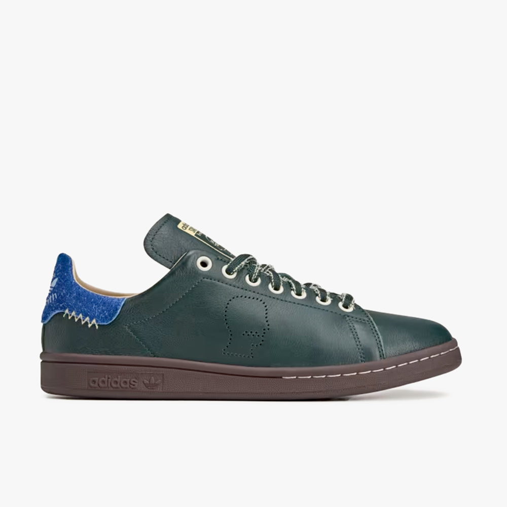 Adidas stan smith blue leather best sale