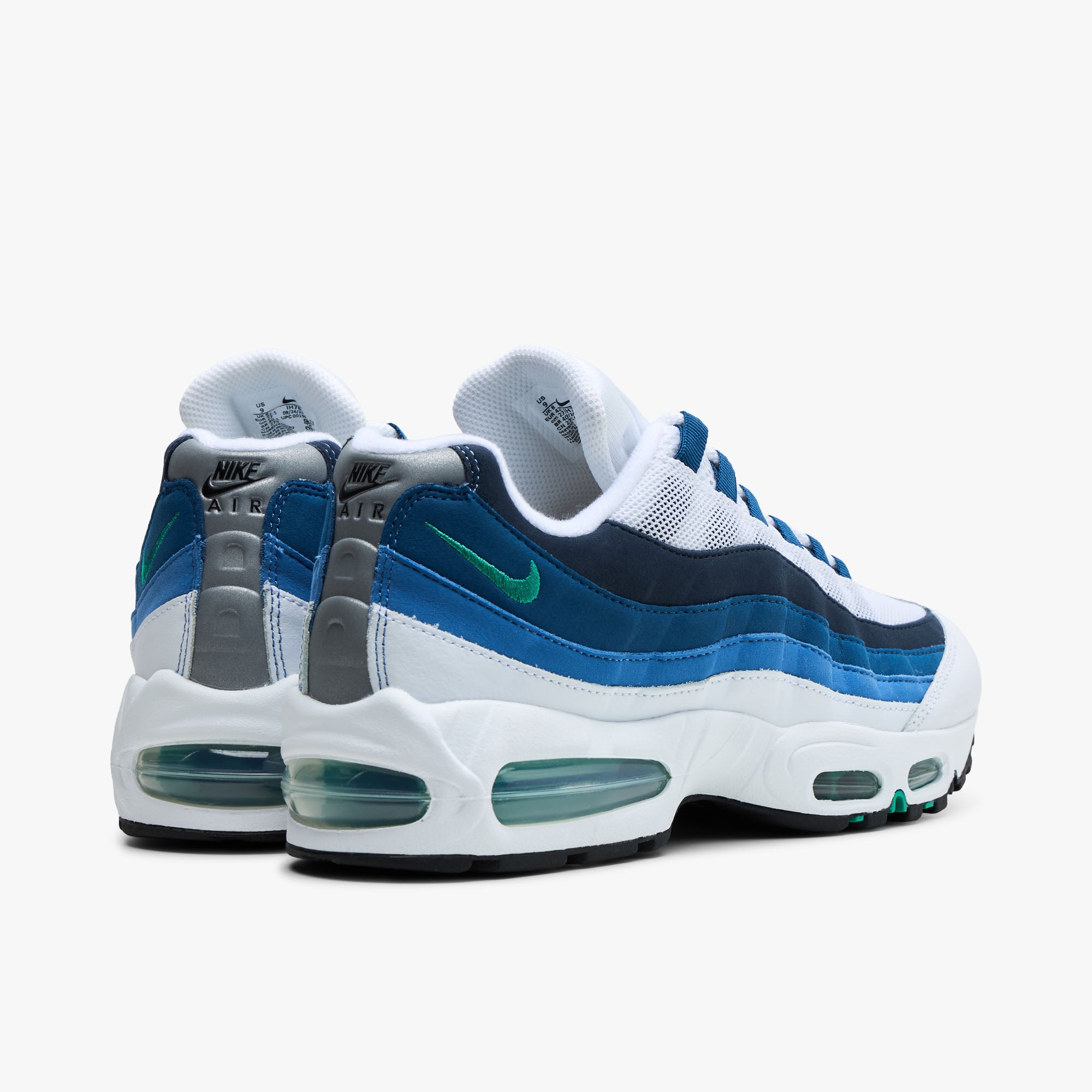 Nike Air Max 95 OG White / Emerald Green - Lake Blue – Livestock