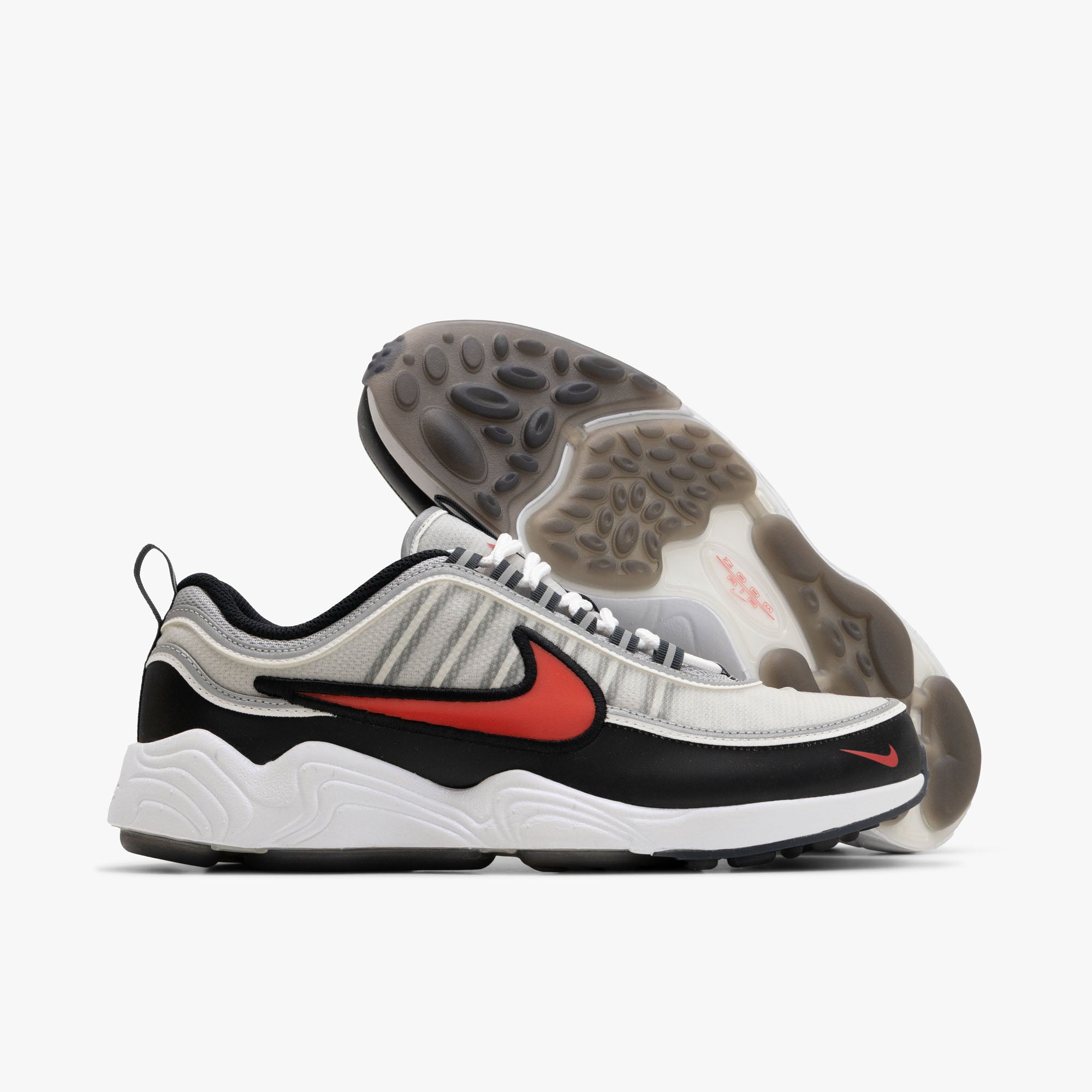 靴 Nike Air Zoom Spiridon sp Sport Red 28cm Nike Air Zoom Spiridon Metallic Silver / Sport Red - Black – Livestock