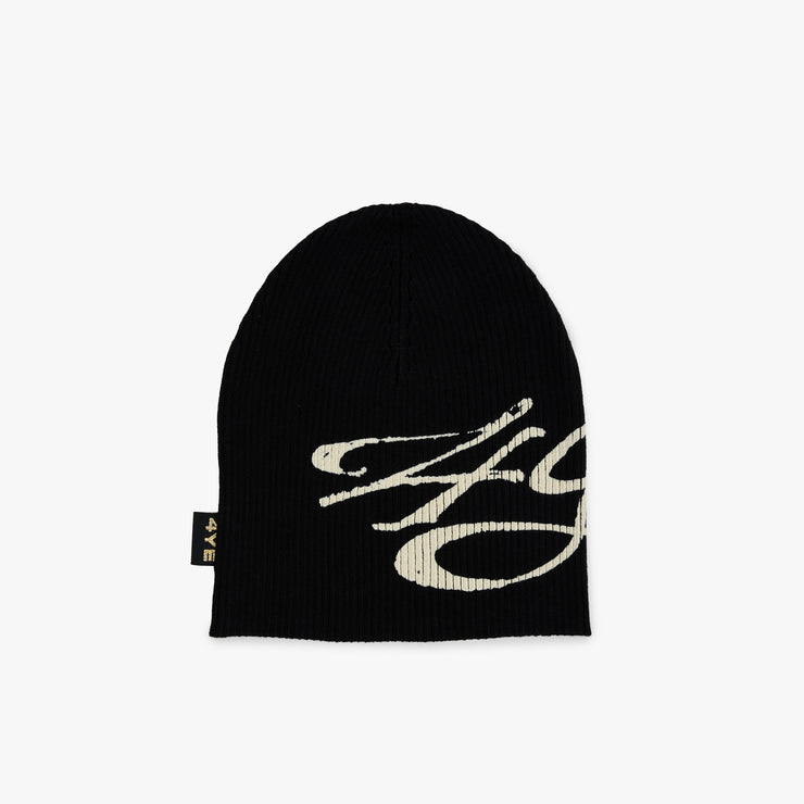 4YE Bonnet Skully Noir / Blanc cassé 1