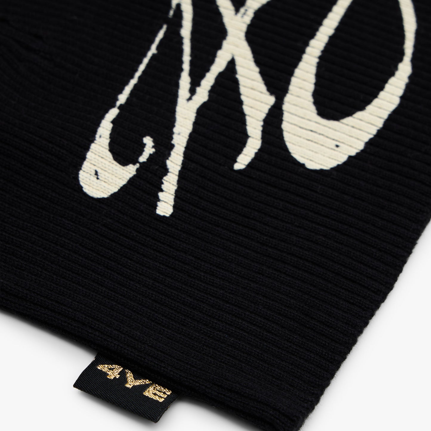 4YE Bonnet Skully Noir / Blanc cassé