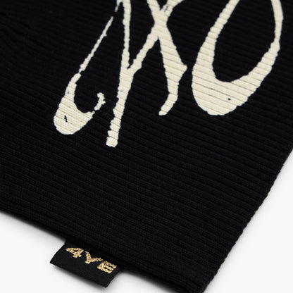 4YE Bonnet Skully Noir / Blanc cassé