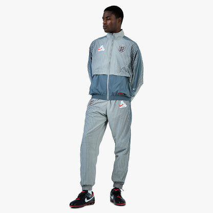 Nike x England x Palace Tracksuit Bottoms Pewter Grey / Cool Grey - Bright Crimson