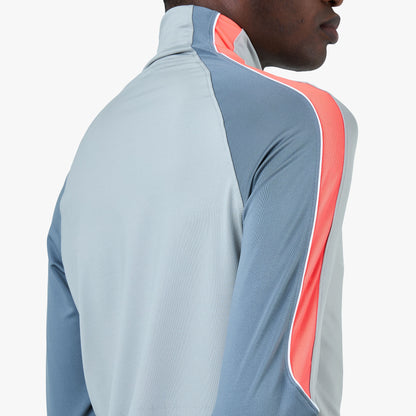Nike x England x Palace Strike Drill Top Pewter Grey / Cool Grey - Bright Crimson
