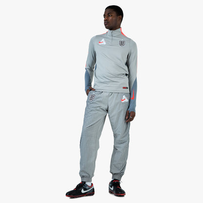 Nike x England x Palace Strike Drill Top Pewter Grey / Cool Grey - Bright Crimson