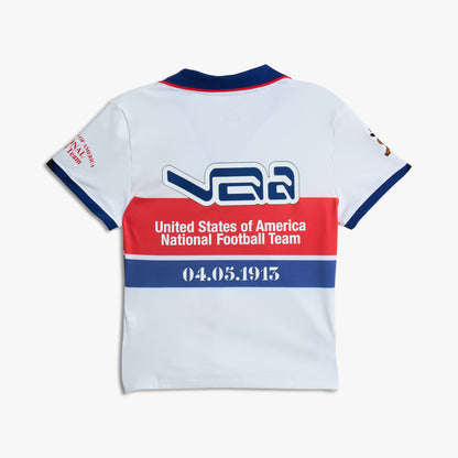 Nike x USA x VAA Women's Polo Shirt White / Challenge Red
