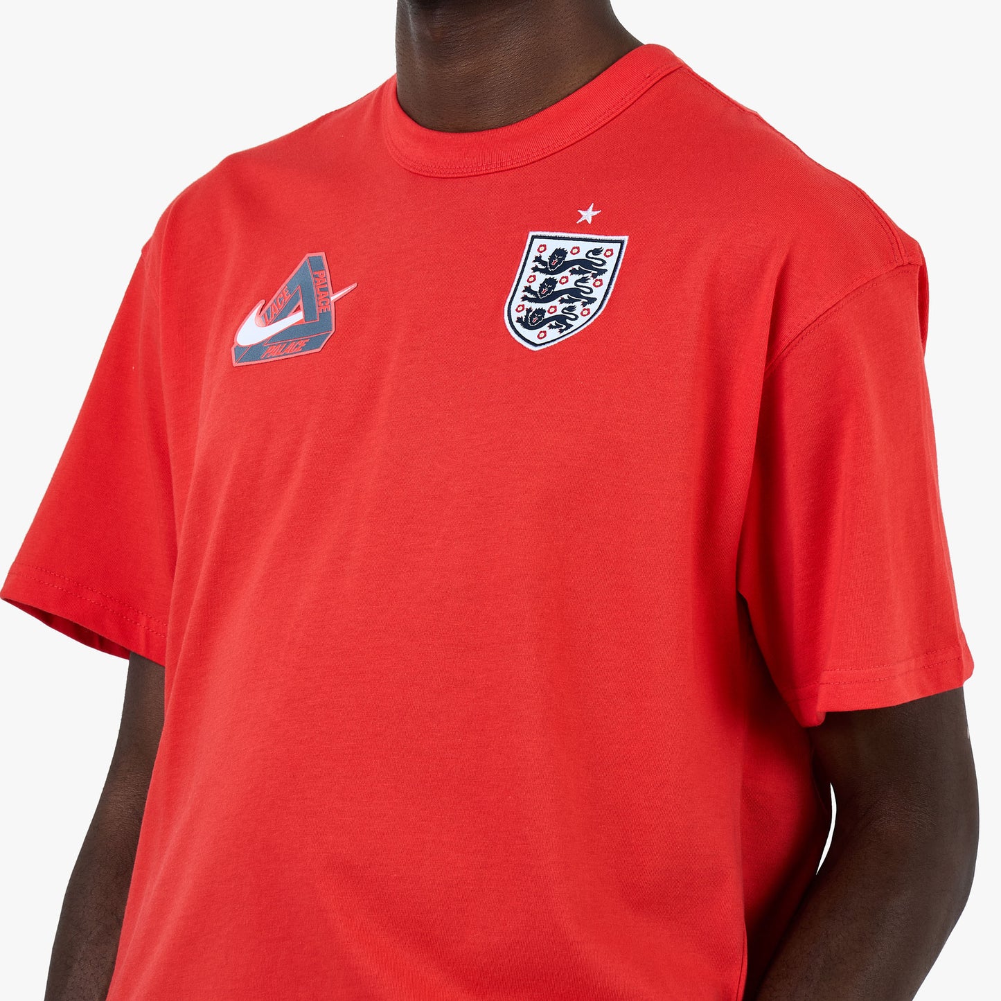 Nike x England x Palace T-Shirt / Light Crimson
