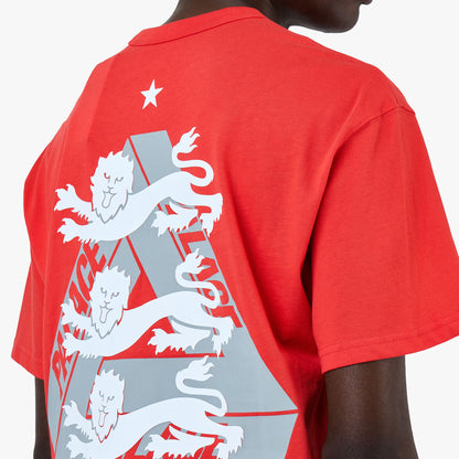 Nike x England x Palace T-Shirt / Light Crimson