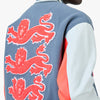 Veste universitaire Nike x England x Palace gris froid / blanc / cramoisi vif 4