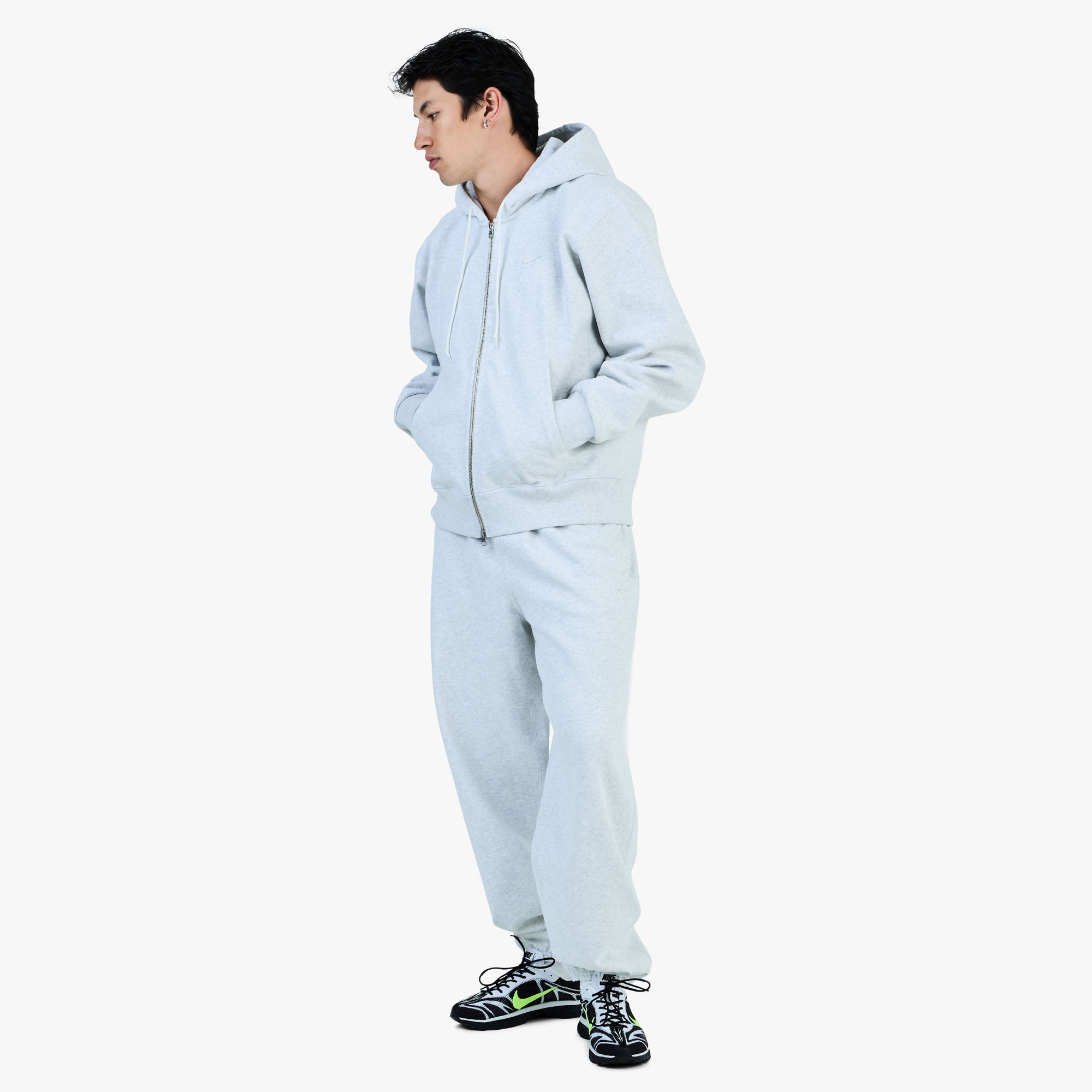 Nike NRG NBHD 560 Full-Zip Hoodie / Birch Heather | Livestock