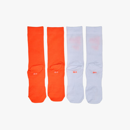 Nike x Netherlands x Patta Everyday Essential Crew Socks (2-Pack) White / Hyper Crimson