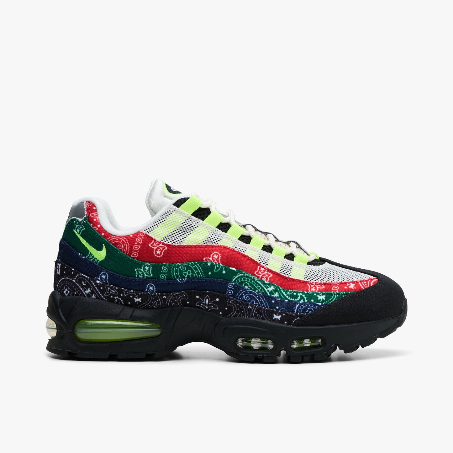 Nike Air Max 95 Big Bubble Sail / Volt - Rouge université