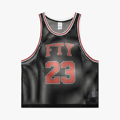 Jordan x Free The Youth Basketball Jersey Black / Light Crimson
