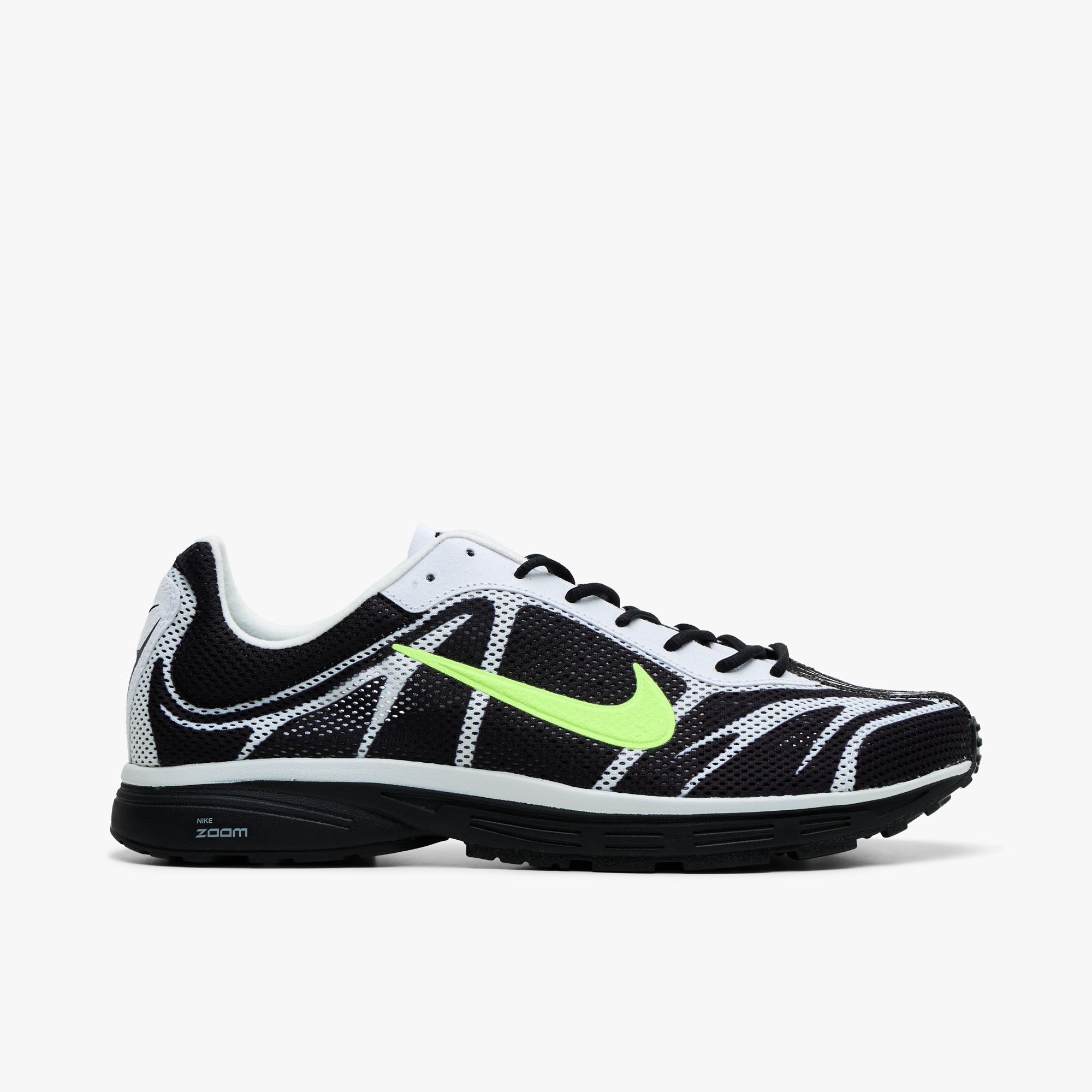 CONPE10 RETRO ND STRIPE × LUCKY SWALLOW Nike Zoom Streak 3 Black / Volt - Summit White | Livestock