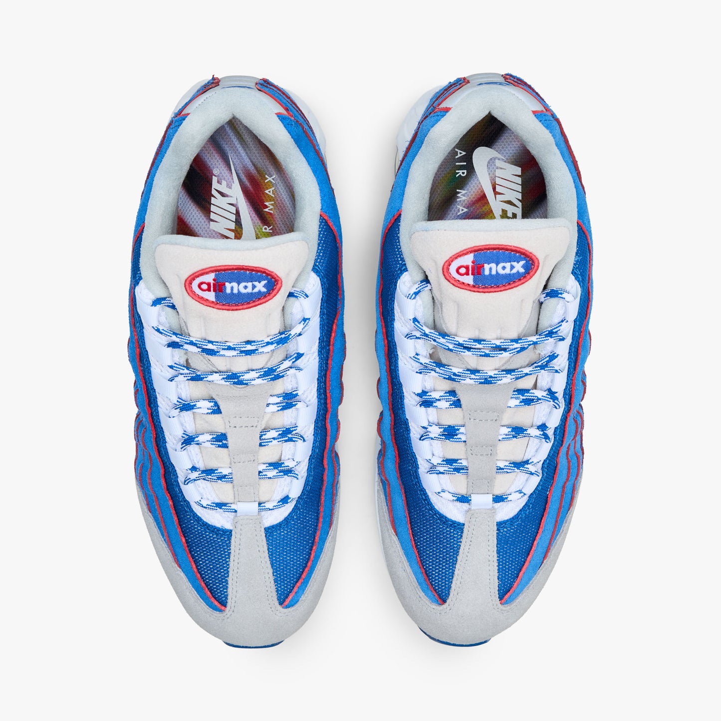 Nike Air Max 95 Big Bubble Blue Sapphire / Metallic Silver - White