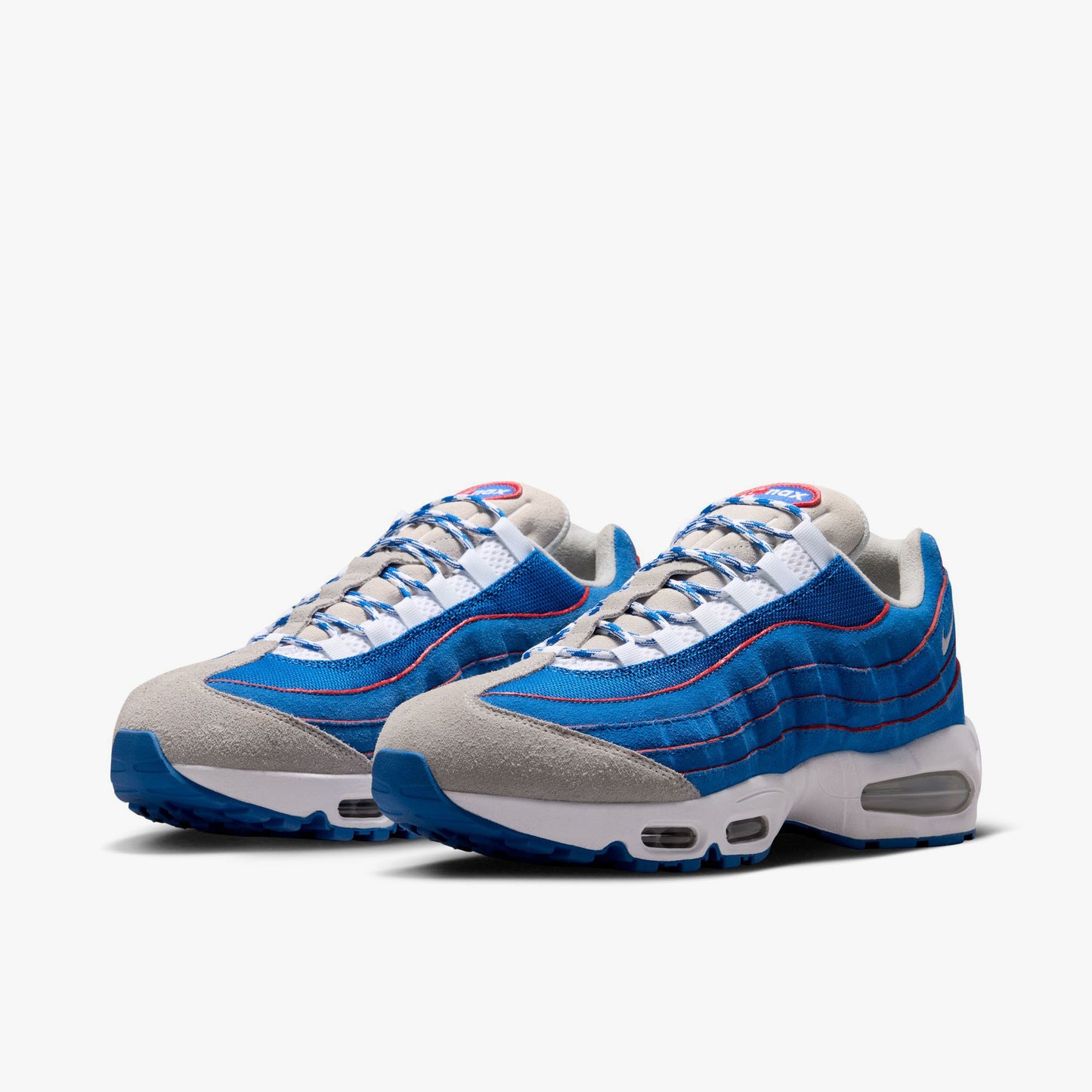 Nike Air Max 95 Big Bubble Blue Sapphire / Metallic Silver - White