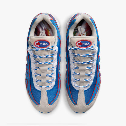 Nike Air Max 95 Big Bubble Blue Sapphire / Metallic Silver - White