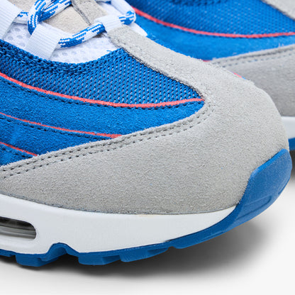 Nike Air Max 95 Big Bubble Blue Sapphire / Metallic Silver - White