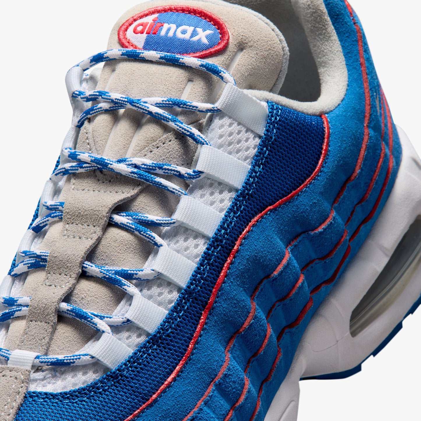 Nike Air Max 95 Big Bubble Blue Sapphire / Metallic Silver - White