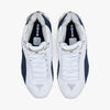 Nike Shox BB4 White / Midnight Navy - Metallic Silver   4