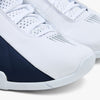Nike Shox BB4 White / Midnight Navy - Metallic Silver   5