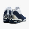 Nike Shox BB4 White / Midnight Navy - Metallic Silver   3