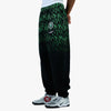 Nike x Nigeria x Slawn Pantalon en molleton Noir / Vert Poison - Blanc 2