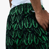 Nike x Nigeria x Slawn Pantalon en molleton Noir / Vert Poison - Blanc 5