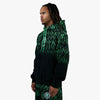 Nike x Nigeria x Slawn Hoodie molletonné à Capuche Noir / Vert Vif - Blanc 2