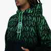 Nike x Nigeria x Slawn Hoodie molletonné à Capuche Noir / Vert Vif - Blanc 4