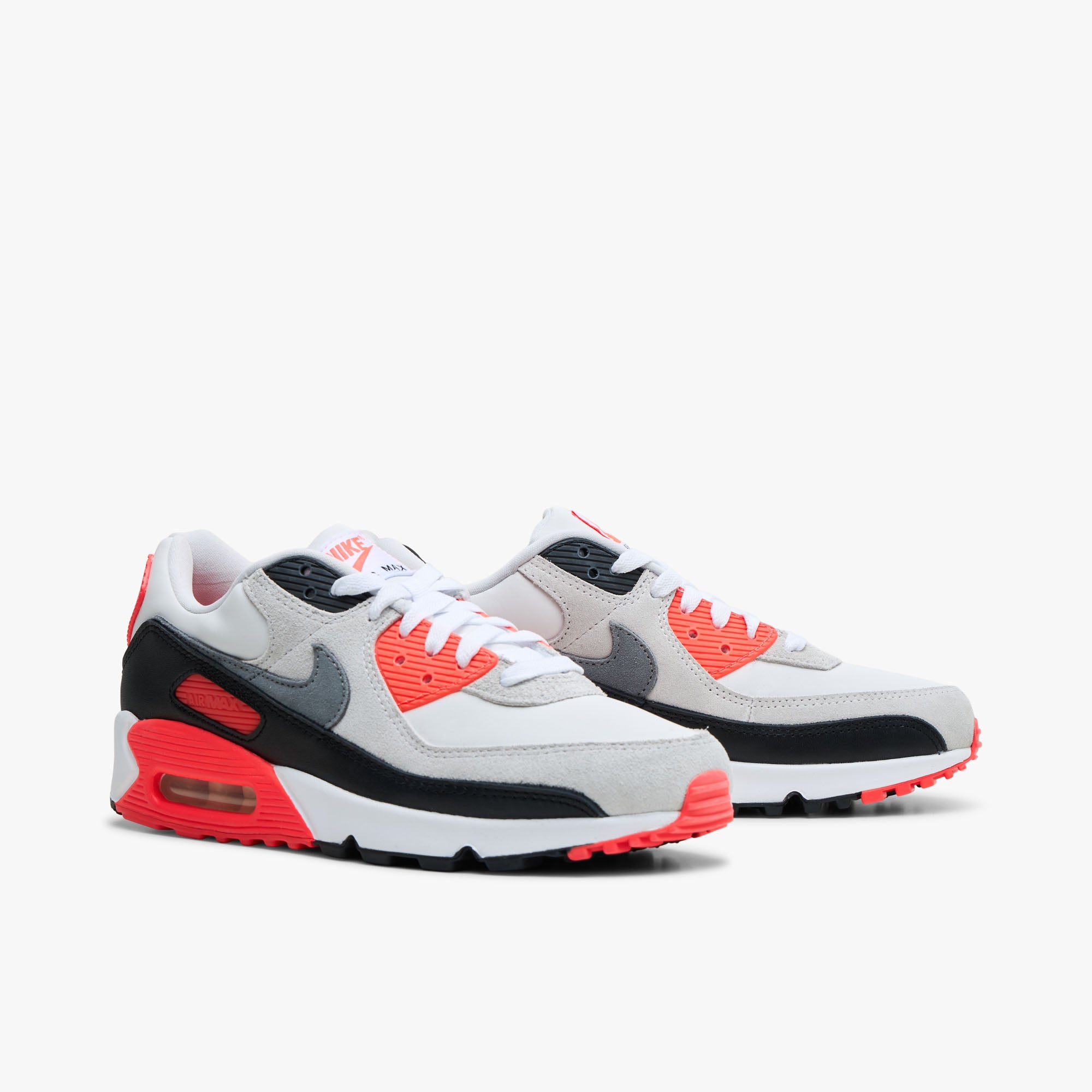Nike Air Max 90 Infrared 3M White / Particle Grey - Light Smoke