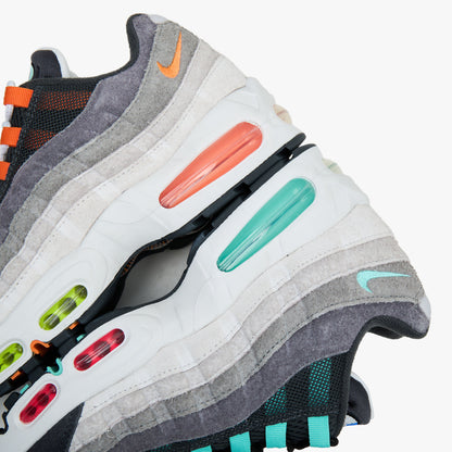 Nike Air Max 95 Big Bubble PRM Hyper Turquoise / Volt - Solar Red