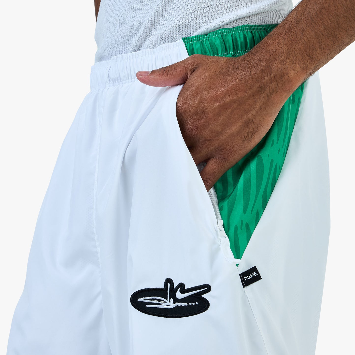 Pantalon léger Nike x Nigeria x Slawn blanc / noir