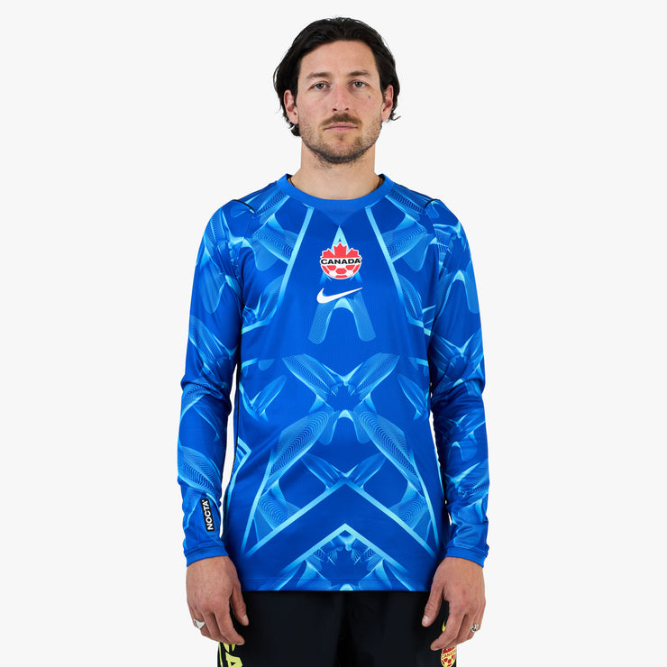 Nike x Canada x NOCTA Longsleeve Goalkeeper Shirt Lyon Blue / White 1