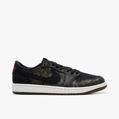 Jordan 1 Low OG "Laser" Black / Varsity Red - Summit White