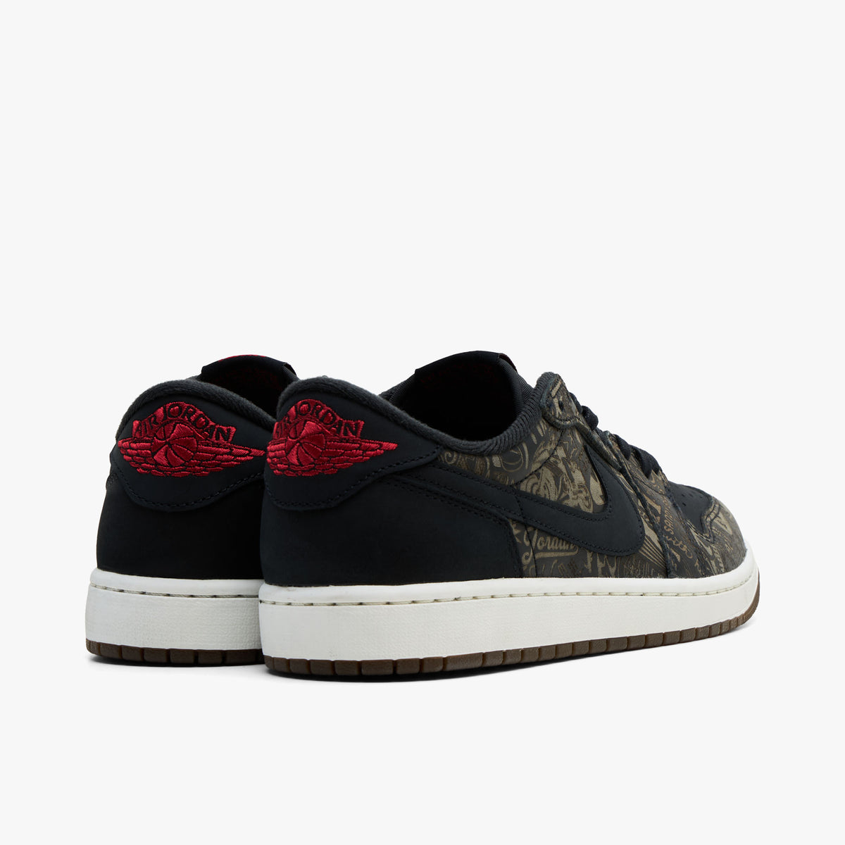Jordan 1 Low OG "Laser" Black / Varsity Red - Summit White
