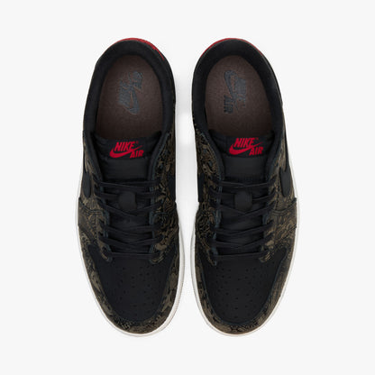Jordan 1 Low OG "Laser" Black / Varsity Red - Summit White