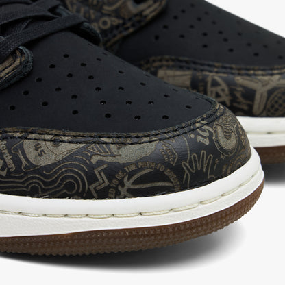 Jordan 1 Low OG "Laser" Black / Varsity Red - Summit White