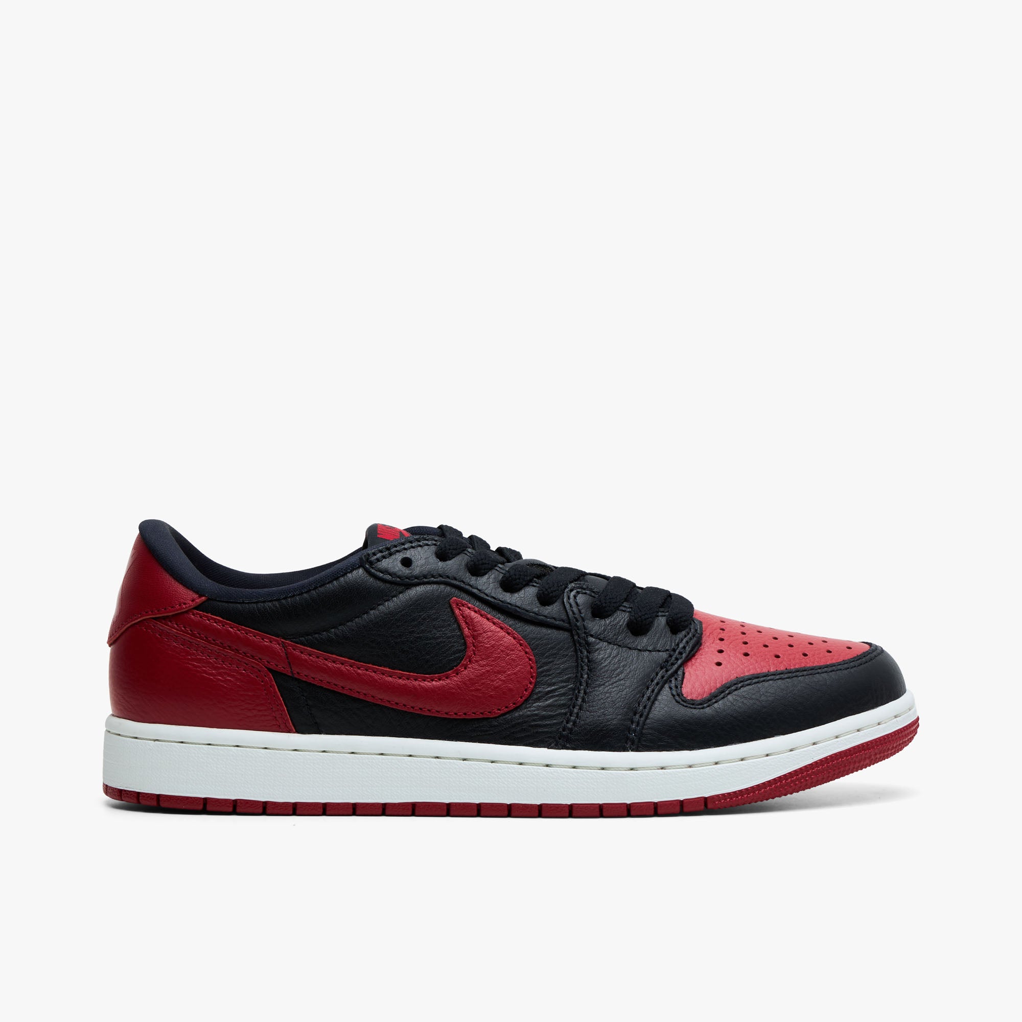 【24.5】AIR JORDAN 1 RETRO LOW OG (GS) Jordan 1 Retro Low OG Black / Black - Varsity Red – Livestock