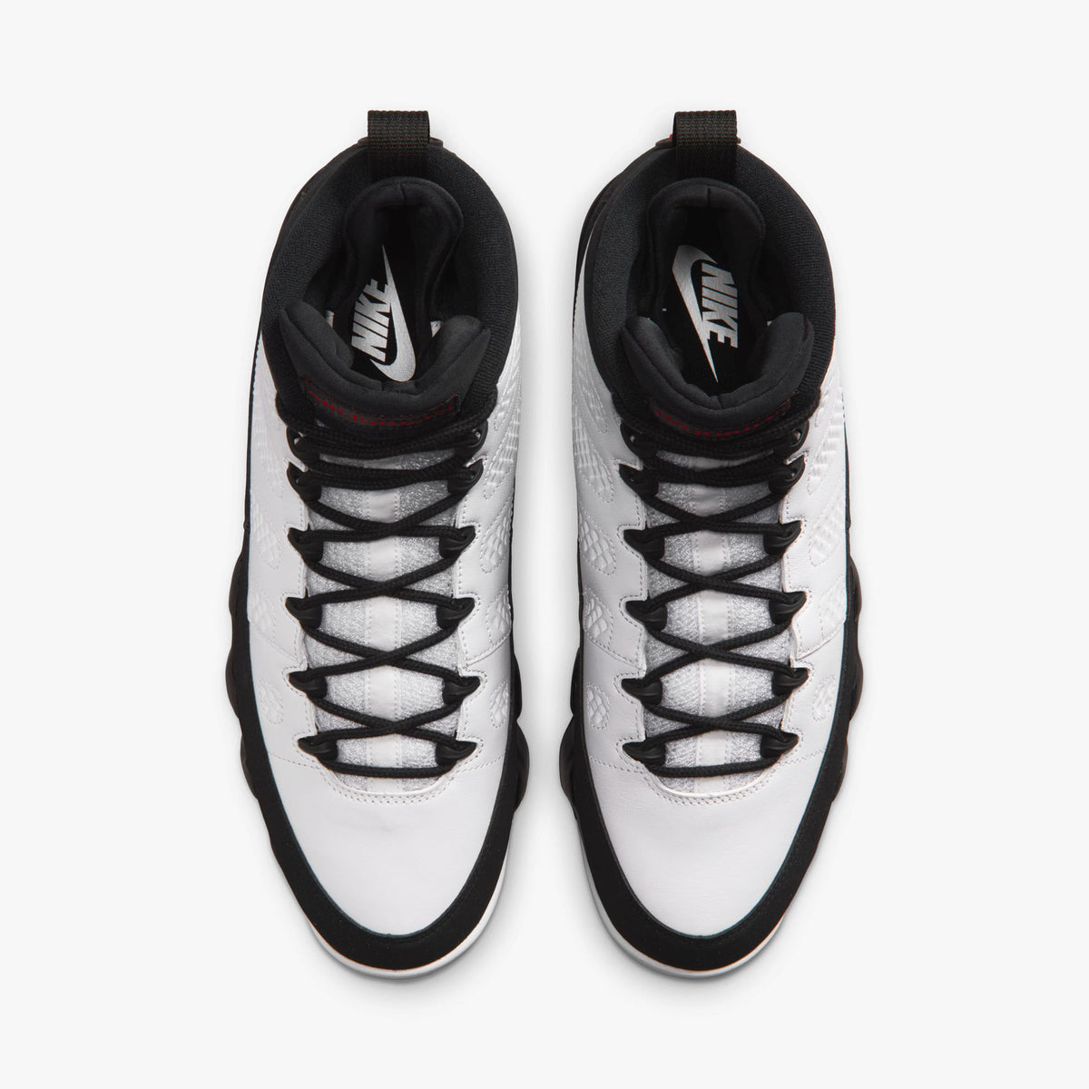Jordan 9 Retro White / True Red - Black
