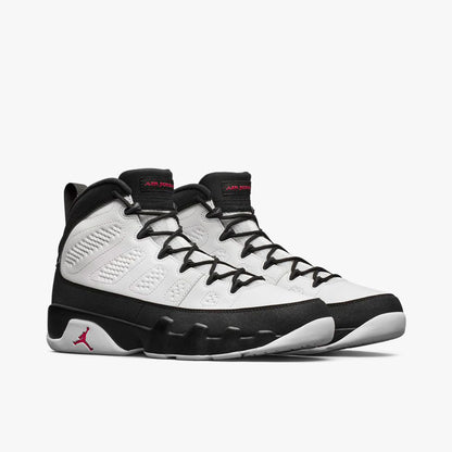 Jordan 9 Retro White / True Red - Black