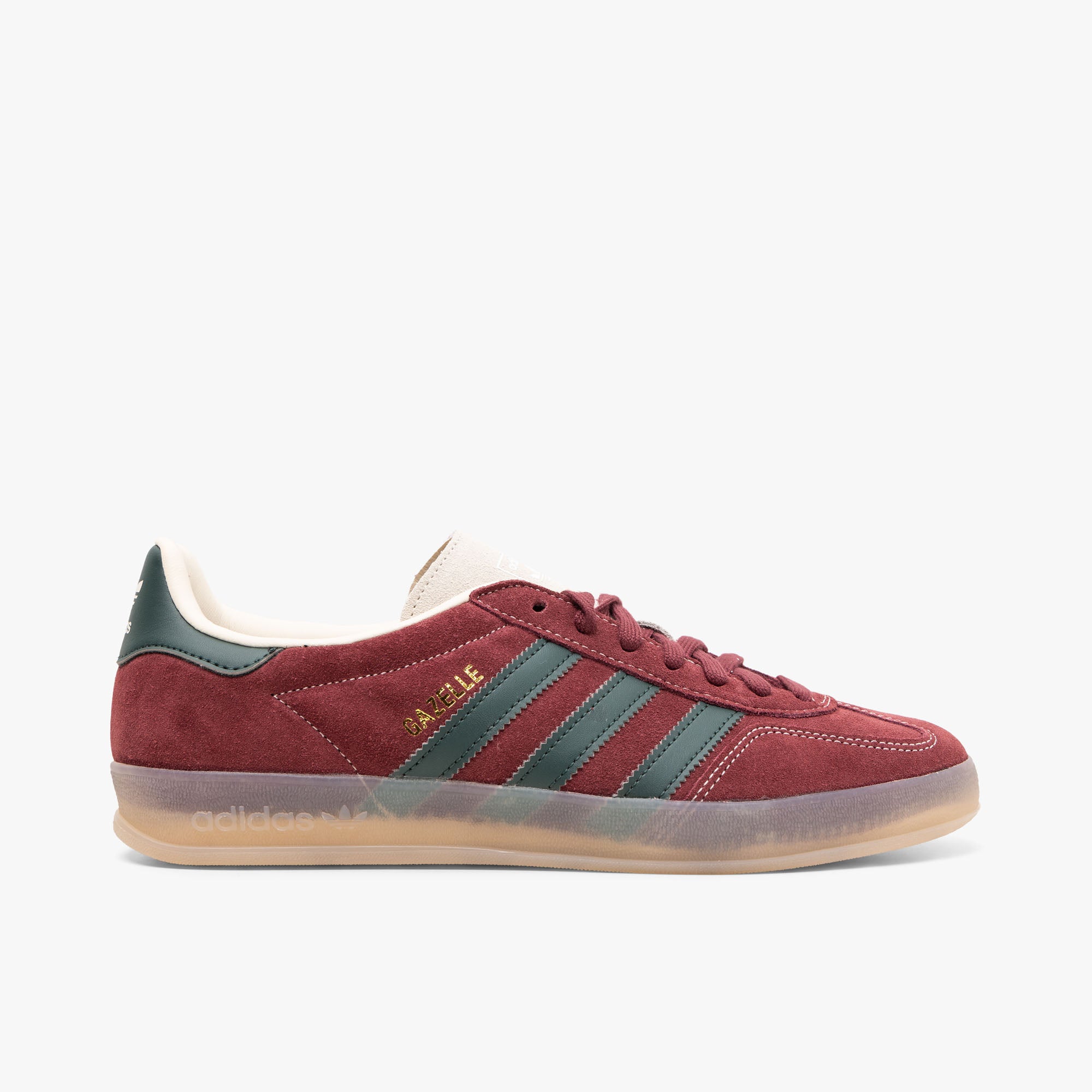 adidas Originals Gazelle Indoor Shadow Red / Shadow Green - Wonder White   1