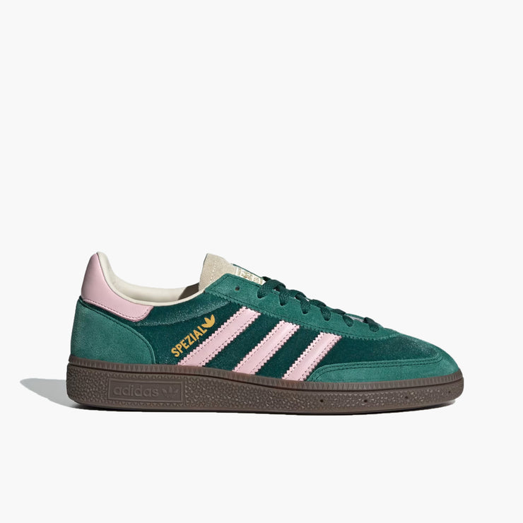 adidas Originals Women's Handball Spezial / Collegiate Green / Clear Pink - Cream White   1