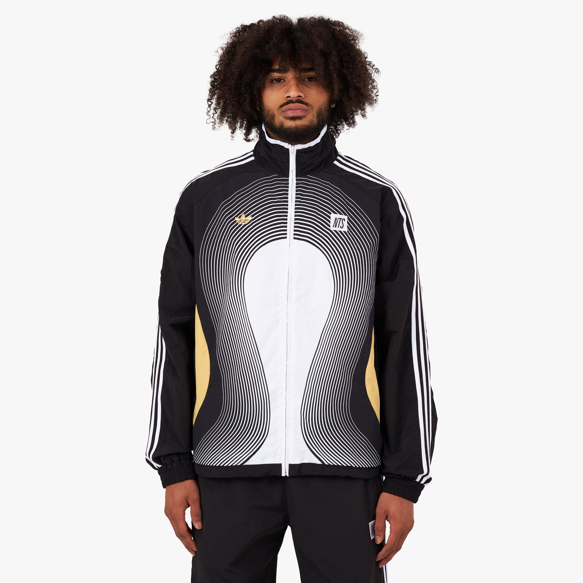 Adidas Originals x NTS Radio Track Top Black White Gold